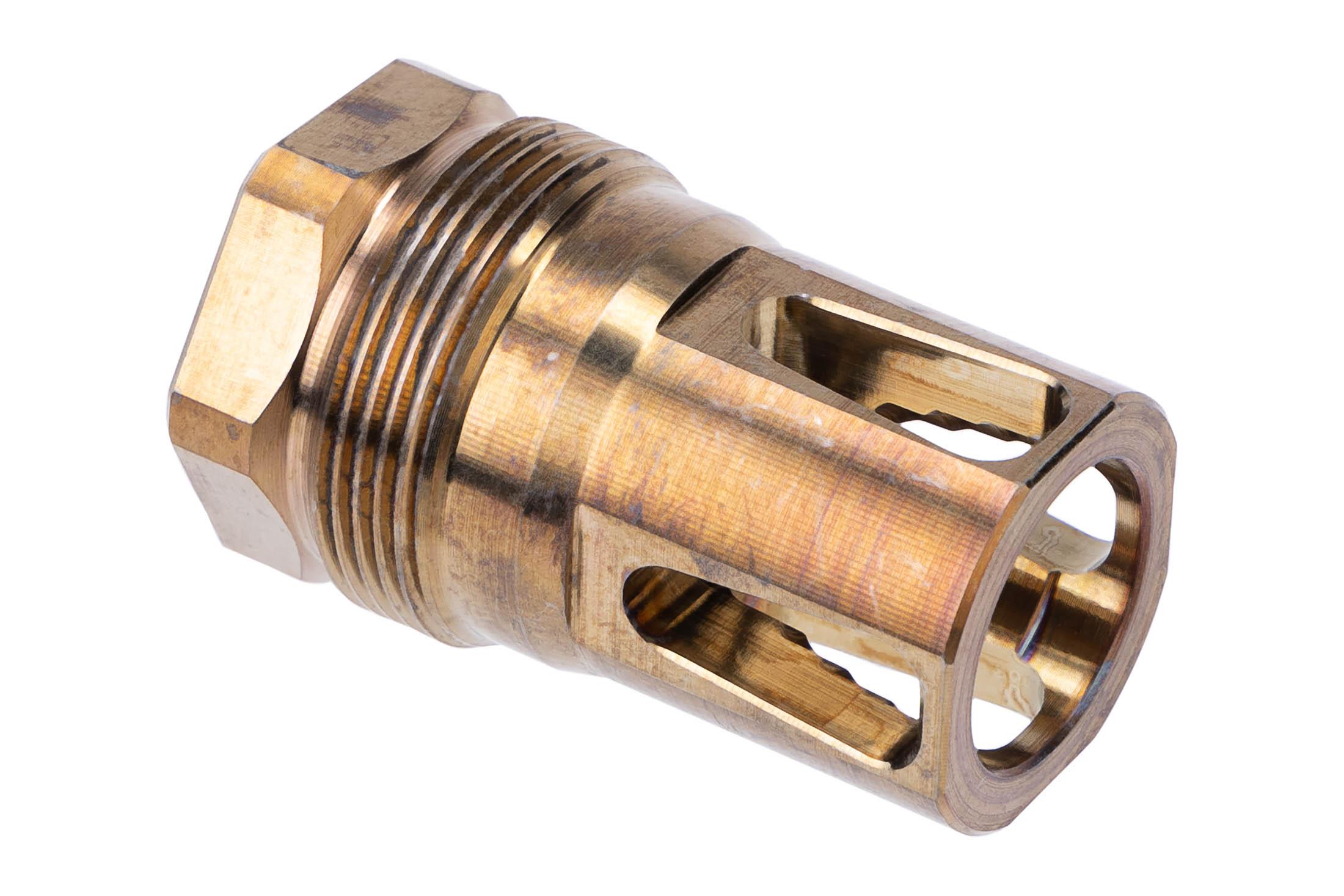Evolve Weapons Systems Integrated Drive Flash Hider - Plan B - 1/2x28 - Short - Heat Treated